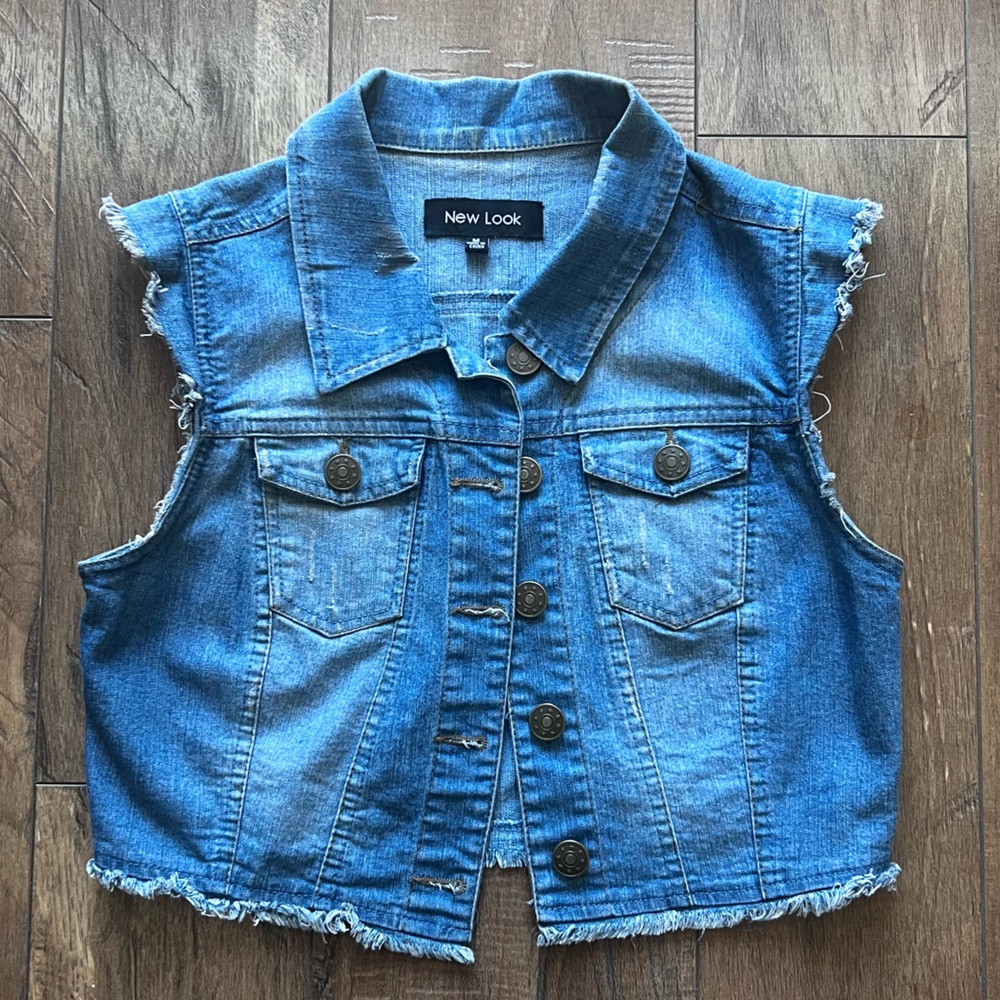 New Look Sleeveless Jean Vest